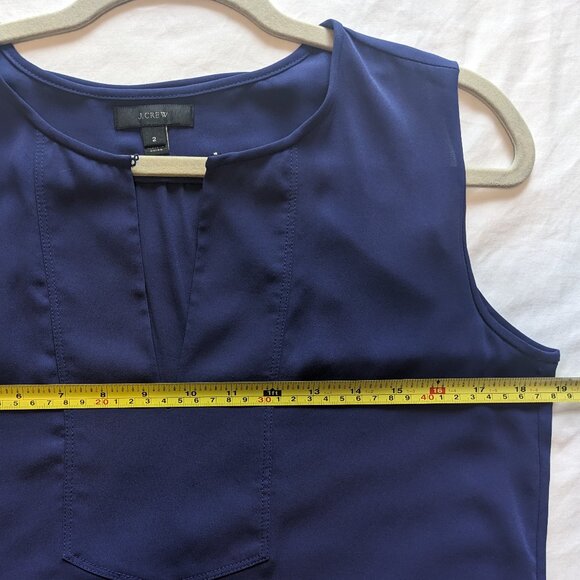 [EUC] J.CREW split neck blouse - Picture 4 of 7